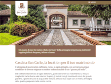Tablet Screenshot of cascinasancarlo.it